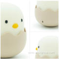 Smart LED silicone egg chicken night lamp baby